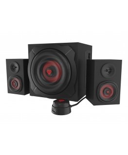 GENESIS Helium 610BT speaker set 60 W PC/Laptop Black, Red 2.1 channels 2-way 30 W Bluetooth