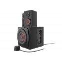 GENESIS Helium 610BT speaker set 60 W PC/Laptop Black, Red 2.1 channels 2-way 30 W Bluetooth
