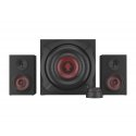 GENESIS Helium 610BT speaker set 60 W PC/Laptop Black, Red 2.1 channels 2-way 30 W Bluetooth
