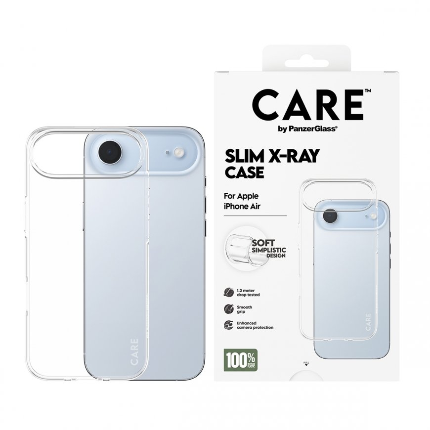 PanzerGlass CARE by ® Fashionable Case Transparent X-Ray Soft Basic iPhone Air mobiliojo telefono dė – 2