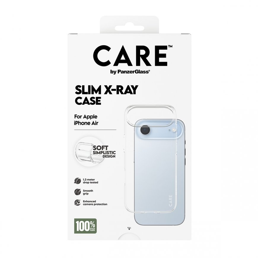 PanzerGlass CARE by ® Fashionable Case Transparent X-Ray Soft Basic iPhone Air mobiliojo telefono dė – 3