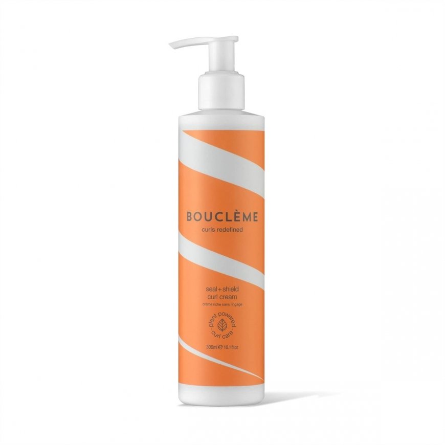 Boucleme, Cirtas Pārdzīvojusi Zīmogs + Aizsargs, Matu Stilizēšanas Krēms, 300 ml