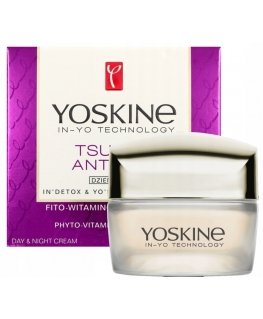 Yoskine, Tsubaki 65+, Vananemisvastane, Päev & Öö, Kreem, Nägu, 50 ml