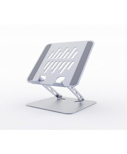 Gembird NBS-D1-04 monitoriaus laikiklis arba stovas 39,6 cm (15.6") Stalas Sidabras