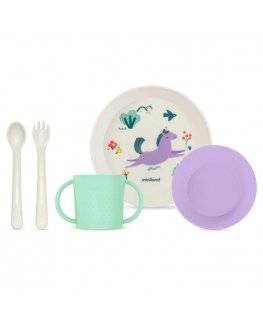 Miniland Unicorn Tableware Set (5 pcs)