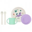 Miniland Unicorn Tableware Set (5 pcs)