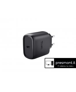 Зарядное устройство Trust Maxo 45W Черное USB-C + 2м USB-C Кабель Черный