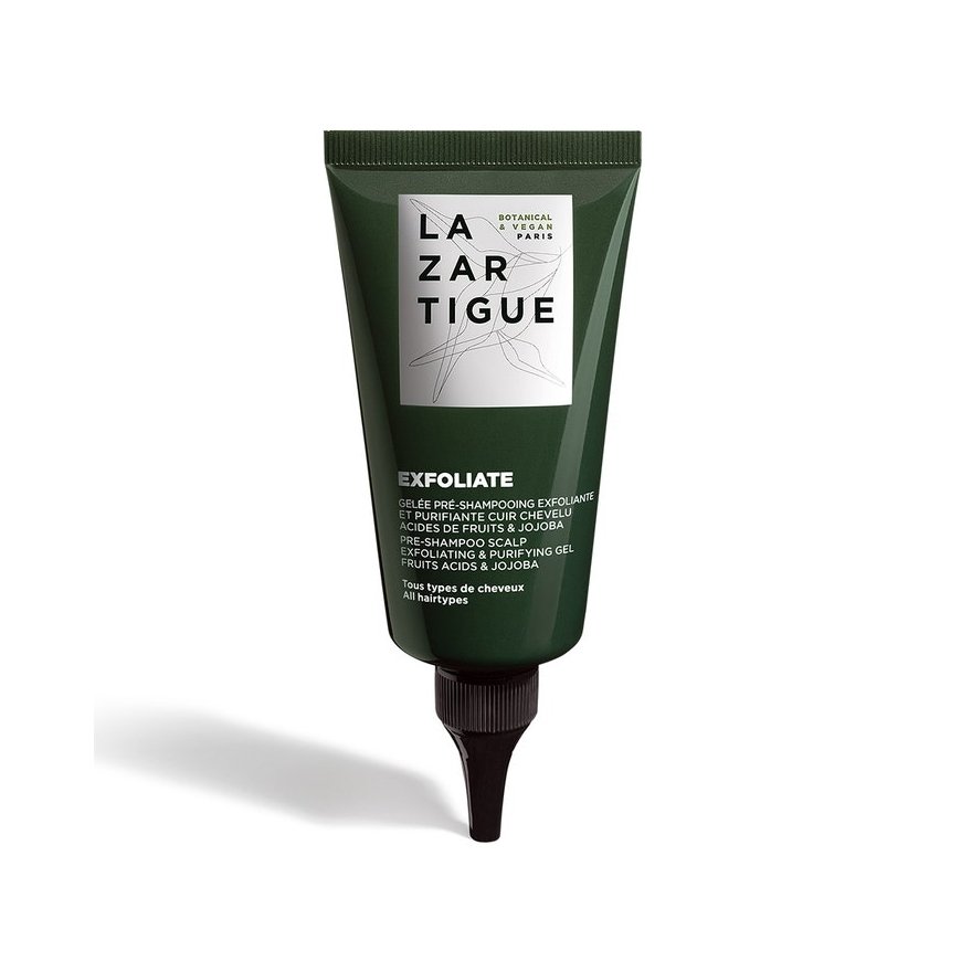 Lazartigue, Exfoliatorius, Vegan, Galvos odos šveitiklis, Detoxikacijai, 75 ml – 2