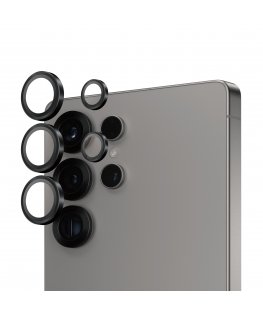 PanzerGlass ® Hoops® Camera Lens Protector Black Samsung Galaxy S25 Ultra Прозрачная защитная пленка 1 шт