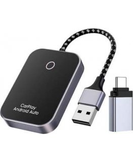 Juhtmevaba CarPlay adapter Hoco USB A / USB C HU1 must