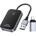 Bezvadu CarPlay adapteris Hoco USB A / USB C HU1 melns Bezvadu CarPlay adapteris Hoco USB A / USB C HU1 melns