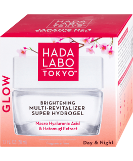 Hada Labo Tokyo, Glow, Hyaluronic Acid, Brightening, Day & Night, Gel Cream, Face, 50 ml