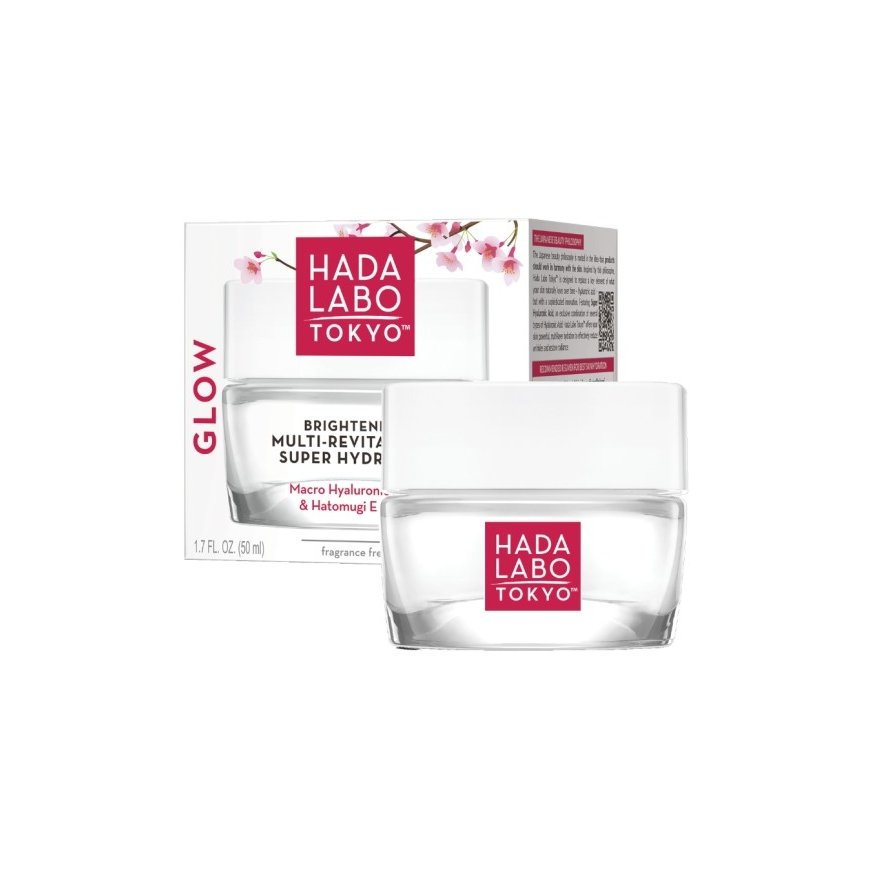 Hada Labo Tokyo, Sära, Hüaluroonhape, Valgendav, Päev & Öö, Geel Kreem, Nägu, 50 ml – 2