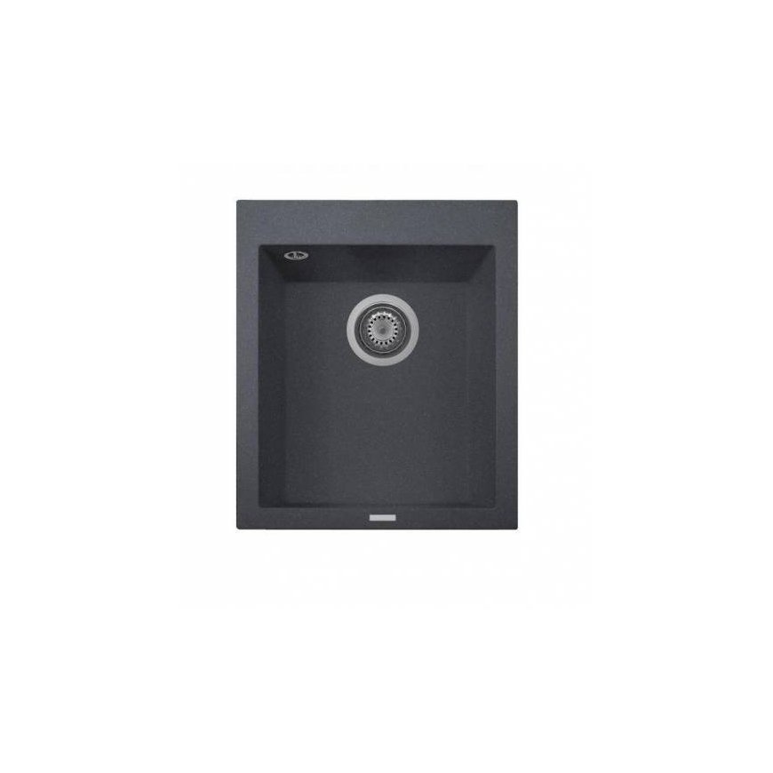 Akmens masės plautuvė Plados-Telma CUBE ON4110 14MQ Betono pilka spalva