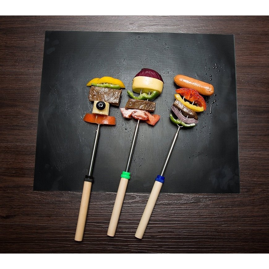 GrillPapa BBQ Teflon küpsetusmatid 40×33cm korduvkasutatav mitte – 5