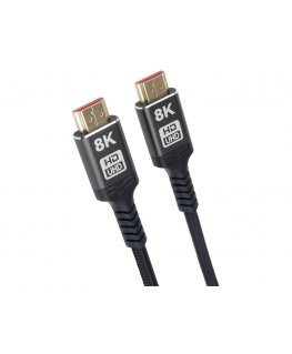 Кабель PremiumCord ULTRA HDMI 2.1 высокой скорости + Ethernet 8K@60Hz, с золотым покрытием, 1.5м