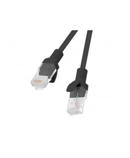 Lanberg PCU6-10CC-0025-BK сетевой кабель Черный 0,25 m Cat6 U/UTP (UTP)