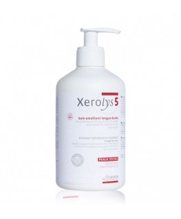 Lab Lysaskin, Xerolys 5, Protects & Hydrates, Body Emulsion, For Face & Body, 200 ml