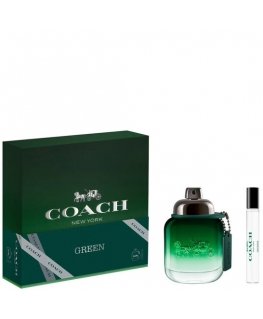 Set Coach: Žalias, Eau De Toilette, Vyrams, 100 ml + Žalias, Eau De Toilette, Vyrams, 10 ml
