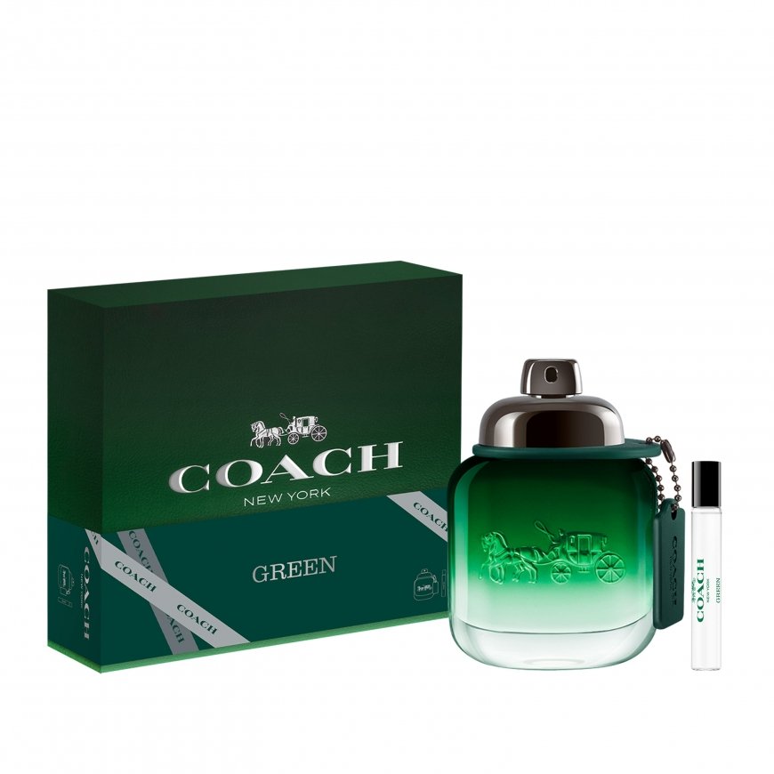 Set Coach: Green, Eau De Toilette, For Men, 100 ml + Green, Eau De Toilette, For Men, 10 ml – 2