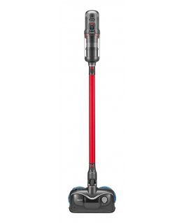 Puppyo T12 Pro Rinse 2-in-1-varsi-imuri Akku Kuiva HEPA Pussiton 585 W Harmaa, Punainen