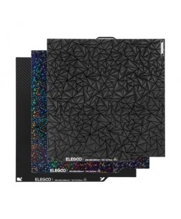 Dvipusių magnetinių lipdukų rinkinys Elegoo Centauri Carbon/Centauri 3D spausdintuvams - 3 vnt, - 256x256 mm