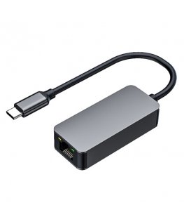 Premiumcord Adapteris USB-C - LAN RJ45 ETHERNET 2.5G/1000 MBIT Aliuminio