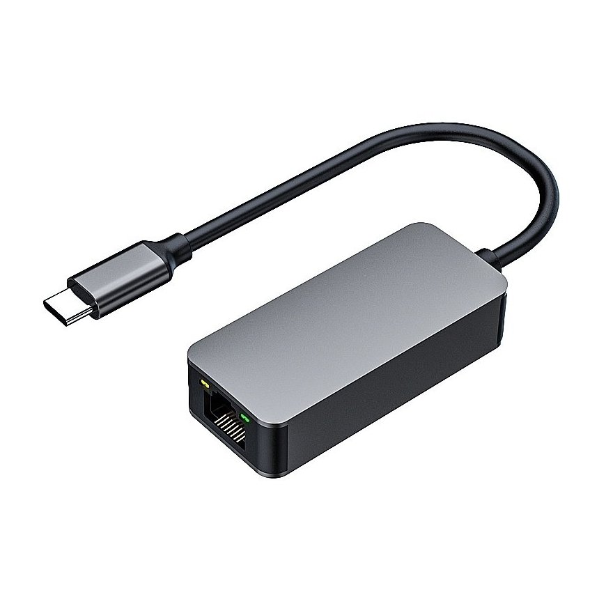 Premiumcord Adapter is USB-C - LAN RJ45 ETHERNET 2.5G/1000 MBIT Aluminum – 2