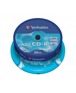 Verbatim CD-R AZO Crystal 700 MB 52x 25 pcs
