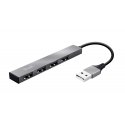 Trust Halyx USB 2.0 480 Mbit/ai Aliuminis Trust Halyx USB 2.0 480 Mbit/ai Aliuminis