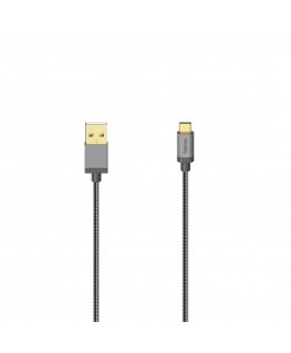 Hama 00200502 USB kabelis USB 2.0 0,75 m USB C USB A Antracitas