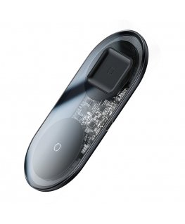 Baseus WXJK-01 Kõrvaklapid, Nutitelefon Must USB Traadita laadimine Hoonesisene