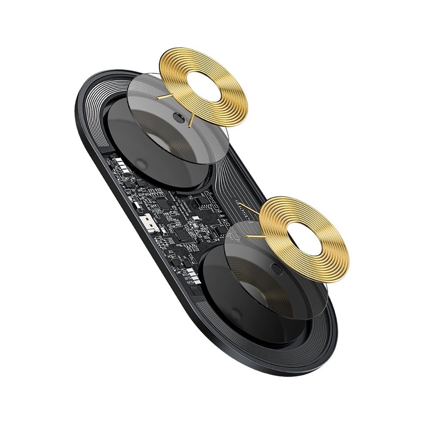 Baseus WXJK-01 Ausinės, Išmanusis telefonas Juoda USB Belaidis įkrovimas Vidaus – 3