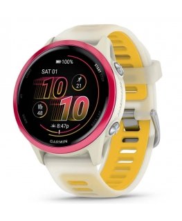 Garmin Forerunner 570 3.05 cm (1.2") AMOLED 42 mm Digital 390 x 390 pixels Touchscreen Pink, White Wi-Fi GPS (satellite)