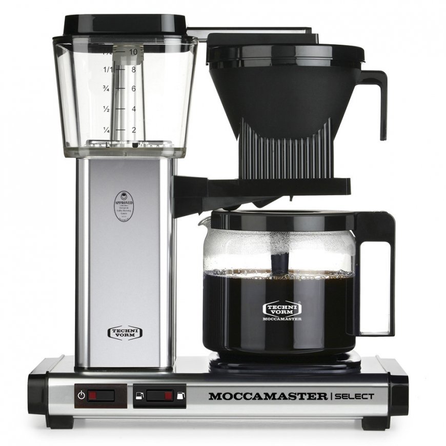 Moccamaster KBG Select Polished Silver Pilnībā