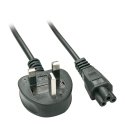 Lindy 30409 кабель питания Черный 2 m Разъем C5 Lindy 30409 кабель питания Черный 2 m Разъем C5