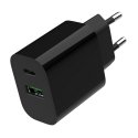 Gembird TA-UC-PDQC20-01-BK PDA/mobīlo telefonu lādētājs Universāls Melns AC Ātrā uzlāde Iekštelpas Gembird TA-UC-PDQC20-01-BK PDA/mobīlo telefonu lādētājs Universāls Melns AC Ātrā uzlāde Iekštelpas