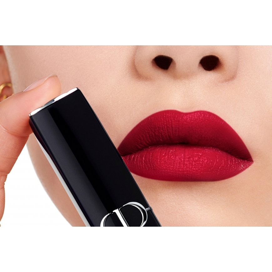 Dior Rouge 743 Rouge Zinnia Satin 3.5g – 4