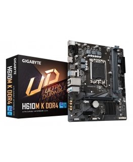 GIGABYTE H610M K DDR4 mātes plate Intel H610 Express LGA 1700 mikro ATX