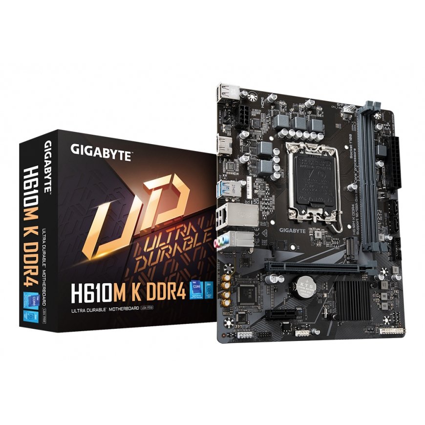 GIGABYTE H610M K DDR4 mātes plate
