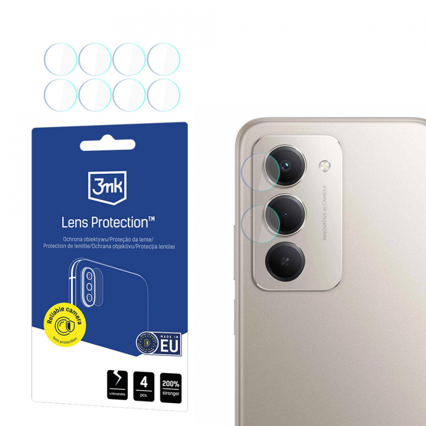Kameros objektyvo stiklas 3mk objektyvo apsauga Xiaomi Redmi 15 4G | 5G