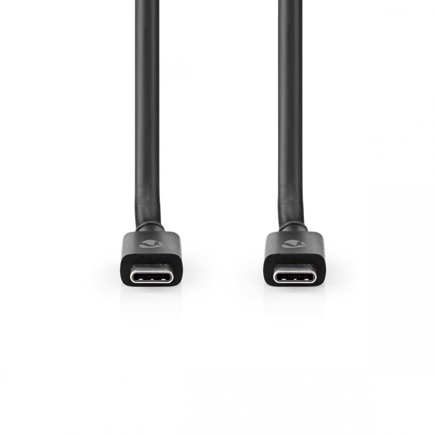 Nedis CCGB66040BK10 USB kabelis USB4 Gen 3x2 1 m USB C Juoda