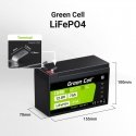 Green Cell LFPGC12V7AH UPS akumuliatorius Ličio geležies fosfatas (LiFePO4) 12,8 V 7 Ah Green Cell LFPGC12V7AH UPS akumuliatorius Ličio geležies fosfatas (LiFePO4) 12,8 V 7 Ah