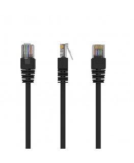 Gembird PP12-0.5M/BK сетевой кабель 0,5 m