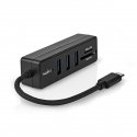 Nedis CCGB64250BK01 knyginių kompiuterių dokas / jungčių replikatorius Vielinis C tipo USB Juoda Nedis CCGB64250BK01 knyginių kompiuterių dokas / jungčių replikatorius Vielinis C tipo USB Juoda