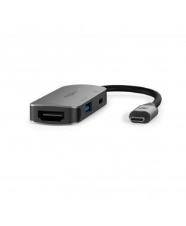 Nedis CCGB64230GY01 interface hub USB 3.2 Gen 1 (3.1 Gen 1) Type-C 5000 Mbit/s Grey
