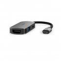 Nedis CCGB64230GY01 jaotur USB 3.2 Gen 1 (3.1 Gen 1) Type-C 5000 Mbit/s Hall Nedis CCGB64230GY01 jaotur USB 3.2 Gen 1 (3.1 Gen 1) Type-C 5000 Mbit/s Hall