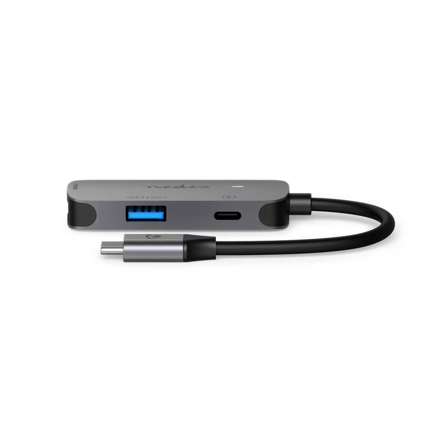 Nedis CCGB64230GY01 хаб-разветвитель USB 3.2 Gen 1 (3.1 Gen 1) Type-C 5000 Мбит/с Серый – 2