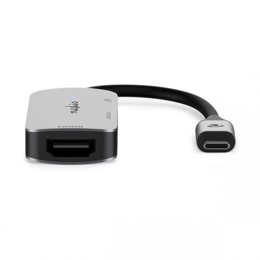 Nedis CCGB64230GY01 jaotur USB 3.2 Gen 1 (3.1 Gen 1) Type-C 5000 Mbit/s Hall – 3