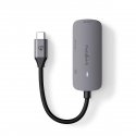 Nedis CCGB64230GY01 keskitin USB 3.2 Gen 1 (3.1 Gen 1) Type-C 5000 Mbit/s Harmaa